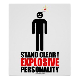 explosive personality, workplace, anger, quick-tempered