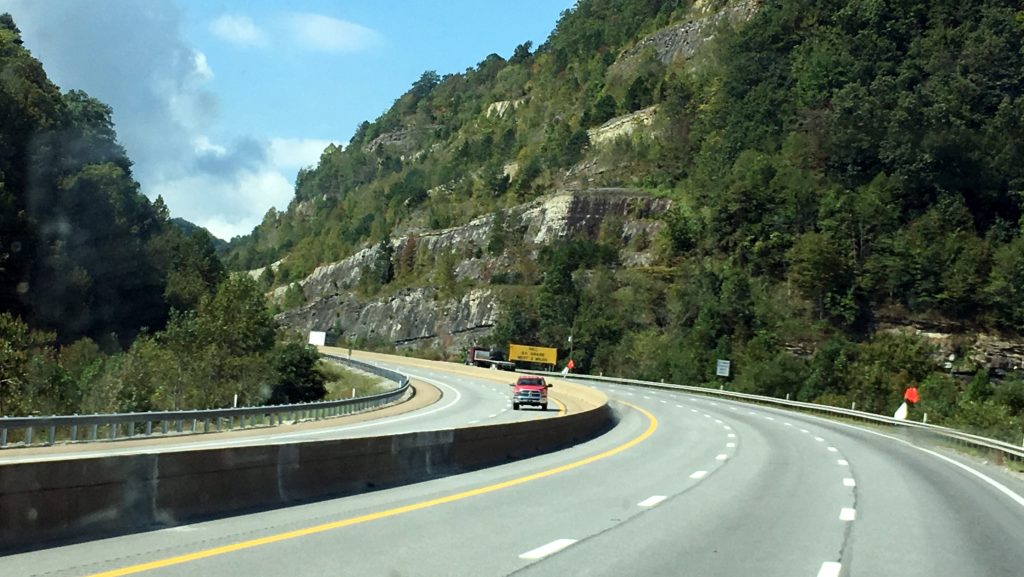 mountain highway in Virginia