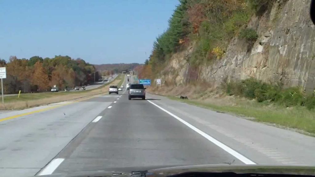 Highway I-79 near the West Virginia - Pennsylvania border